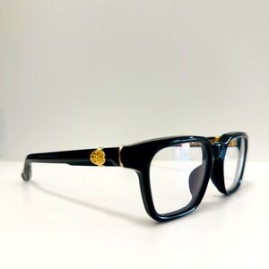 Chrome Hearts Celibussy 18K Gold Plated Black Eyeglassses